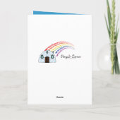 Carte Félicitations pour votre nouveau chiot (Dos)