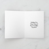 Carte Félicitations pour votre nouveau chiot | Husky (Intérieur)