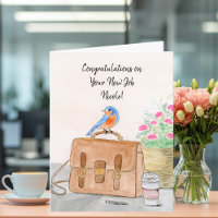 Félicitations pour votre nouveau poste Bluebird