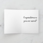 Carte Félicitations pour votre nouvelle arrivée ! (Intérieur)