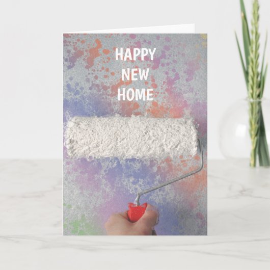 Carte Félicitations Pour Votre Nouvelle Maison (Devant)