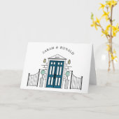 Carte Félicitations pour votre nouvelle maison (Fleur jaune)