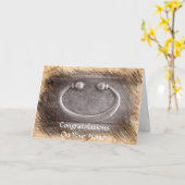 Carte Félicitations Pour Votre Nouvelle Maison (Fleur jaune)