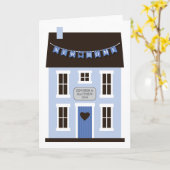 Carte Félicitations pour votre nouvelle maison (Fleur jaune)