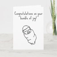 Félicitations pour votre paquet de Joy Baby Card