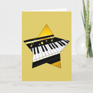 Carte Félicitations pour votre performance de piano