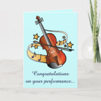 Félicitations pour votre performance musicale