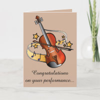 Félicitations pour votre performance musicale