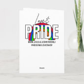 Carte Félicitations pour votre premier Drag Show Vous av (Dos)