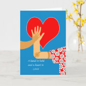 Carte Félicitations pour votre prothèse pour une mère (Fleur jaune)