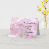 Carte Félicitations pour votre reconnaissance Reiki (Fleur jaune)