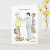 Carte Félicitations pour votre retraite (Fleur jaune)