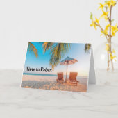 CARTE FÉLICITATIONS POUR VOTRE ***RETRAITE*** (Fleur jaune)