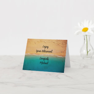 Carte Félicitations pour votre retraite heureuse