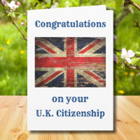 Félicitations pour votre UK Citizenship Union Jack