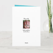 Carte Félicitations pour votre vasectomie - Drôle (Dos)