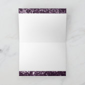 Carte Félicitations pourpres de Mazel Tov de parties (Intérieur)