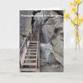 Carte Félicitations Reach New Heights (Fleur jaune)