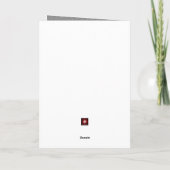 Carte Félicitations Renouvellement de Vœux Tulipes Argen (Dos)