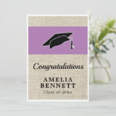 Carte Félicitations rustiques diplômé cap graduation (Debout devant)