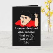 Carte félicitations sarcastiques drôles (Fleur jaune)