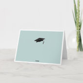 Carte Félicitations simples et rustiques pour le diplômé (Dos)