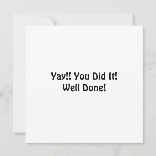 Carte Félicitations Smarty Pantalons Texte Coeurs Examen (Dos)