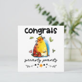 Carte Félicitations Smarty Pants Drôle Drôle Cat Cartoon (Debout devant)