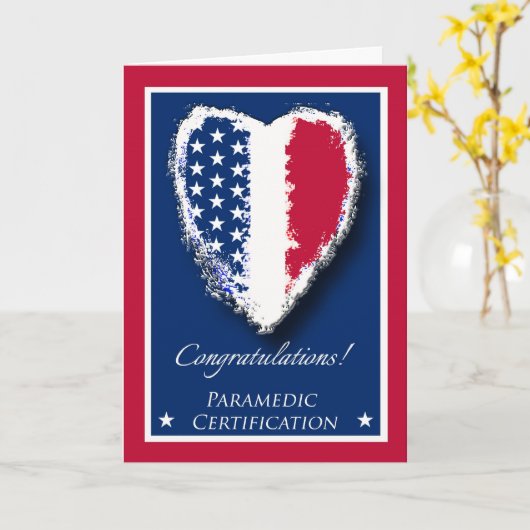 Carte Félicitations sur la certification d'infirmier (Fleur jaune)