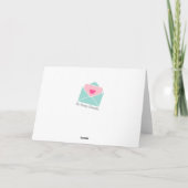 Carte Félicitations sur la naissance du bébé (Dos)