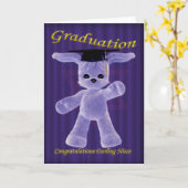 Carte félicitations sur la nièce d'obtention du diplôme (Fleur jaune)