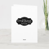 Carte Félicitations sur le fiançailles de votre fille ! (Dos)