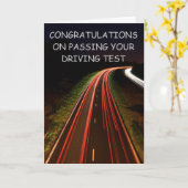 CARTE FÉLICITATIONS SUR LE PASSAGE DE VOTRE DRIV... (Fleur jaune)