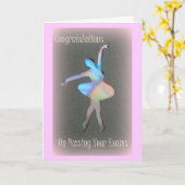 Carte Félicitations sur passer vos examens (Fleur jaune)