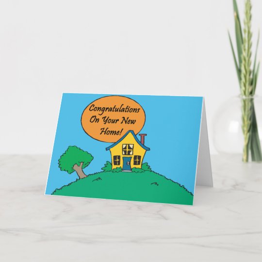 Carte Felicitations Sur Votre Nouvelle Maison Zazzle Be