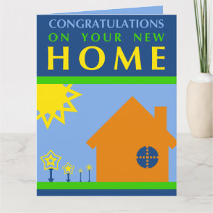 Cartes De Vœux Felicitations Nouvelle Maison Zazzle Be