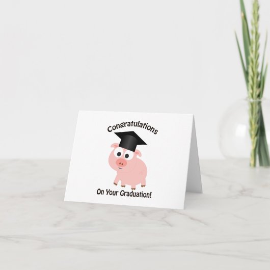 Carte Félicitations sur votre obtention du diplôme ! (Devant)