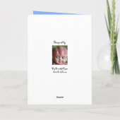 Carte Félicitations sur votre vasectomie - drôle (Dos)