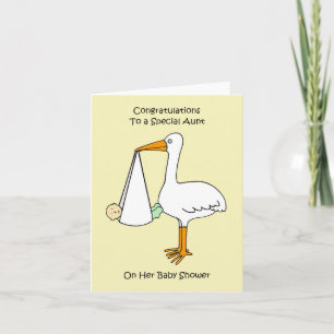 Carte Félicitations Tante pour la Baby Shower