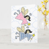 Carte Félicitations Twins (Fleur jaune)