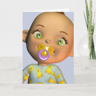 Carte Félicitations un beau bébé