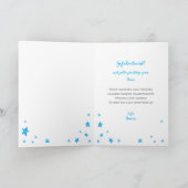 Carte Félicitations, un garçon customizable name (Intérieur)