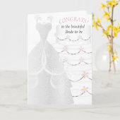 Carte Félicitations , Une Belle Future Mariée (Fleur jaune)