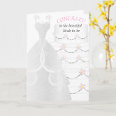 Carte Félicitations, Une belle mariée à être (Fleur jaune)