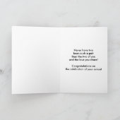 Carte Félicitations, Union gay ou engagement (Intérieur)