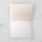 Carte Félicitations vintages pour le nouveau bébé (Intérieur)