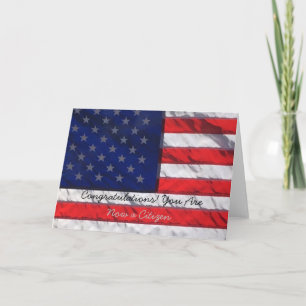 Carte Félicitations ! Vous êtes maintenant un citoyen