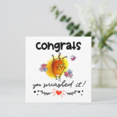 Carte Félicitations Vous L'Avez Baissé Cartoon Cartoon H (Debout devant)