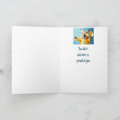 Carte Félicitations, vous l'avez fait, Fière de vous (Intérieur)