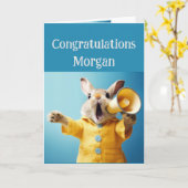 Carte Félicitations, vous l'avez fait, Fière de vous (Fleur jaune)